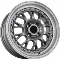 FF SH7007 7.5x17 5*100 ET40 DIA73.1 Matte Dark Gunmetal Lip Polish Литой