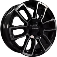 Khomen KHW 1406 5.5x15 4*98 ET35 DIA58.6 Black-FP Литой