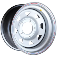 Off Road Wheels УАЗ 8x16 5*139.7 ET-19 DIA110.1 Silver Штампованный