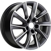 Khomen KHW 1604 6x16 5*105 ET39 DIA56.6 Gray-FP Литой