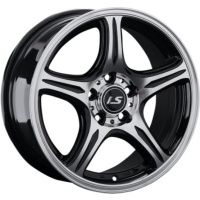 LS 319 6.5x15 5*100 ET38 DIA57.1 BKF Литой