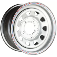 Off Road Wheels NIVA 7x15 5*139.7 ET25 DIA98.5 Silver Штампованный