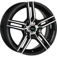 Megami MGM-1 7x17 4*98 ET35 DIA58.6 BKF Литой