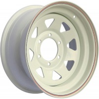 Off Road Wheels NIVA 7x15 5*139.7 ET25 DIA98.5 White Штампованный