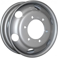 Asterro 1904 6.75x19.5 6*222.25 ET133 DIA164 Silver Штампованный