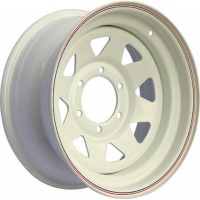 Off Road Wheels Toyota 8x16 5*150 ET-25 DIA113.1 White Штампованный