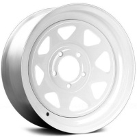 IKON MG81 7x15 5*139.7 ET-16 DIA110.5 White Штампованный