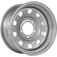 Фото колесного диска Trebl Off-road 01 8x16 6*139.7 ET-10 DIA110.1 Silver Штампованный