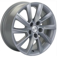 Khomen KHW 1604 6x16 5*105 ET39 DIA56.6 F-Silver Литой