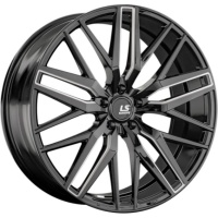 LS RC77 9.5x22 5*114.3 ET45 DIA67.1 BK+SSF Литой