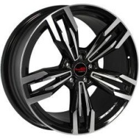Replica LA B502 11x21 5*120 ET38 DIA72.6 BKF Литой
