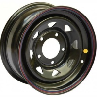 Off Road Wheels Toyota 8x16 6*139.7 ET10 DIA110.1 Black Штампованный