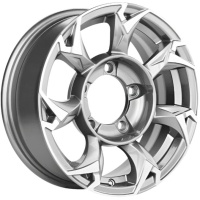 Khomen KHW 1505 5.5x15 5*139.7 ET5 DIA98.5 F-Silver-FP Литой
