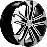 Khomen KHW 1803 7x18 5*110 ET50 DIA63.3 Black-FP Литой