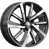 K&K KC1111 7x18 5*110 ET40 DIA67.1 Алмаз черный Литой