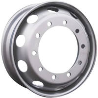 Asterro 2244F 11.75x22.5 10*335 ET120 DIA281 Silver Штампованный