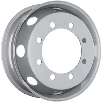 Фото колесного диска Asterro 1744A 6.75x17.5 8*275 ET130 DIA221 Silver Штампованный