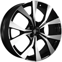 Khomen KHW 1906 7x19 5*112 ET43 DIA57.1 Black-FP Литой