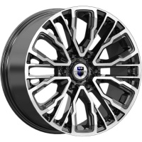 K&K Кортес 8.5x19 6*139.7 ET24 DIA77.8 Алмаз черный Литой