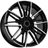 FF FBX358 9x19 5*120 ET42 DIA72.6 Black Machined Face Литой