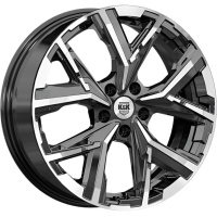 K&K Айона 6.5x18 5*112 ET38 DIA66.6 Алмаз черный Литой