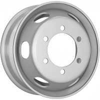 Asterro 1702G 6x17.5 6*205 ET114 DIA161 Silver Штампованный