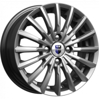 K&K Акцент 7x17 4*114.3 ET48 DIA67.1 Дарк платинум Литой