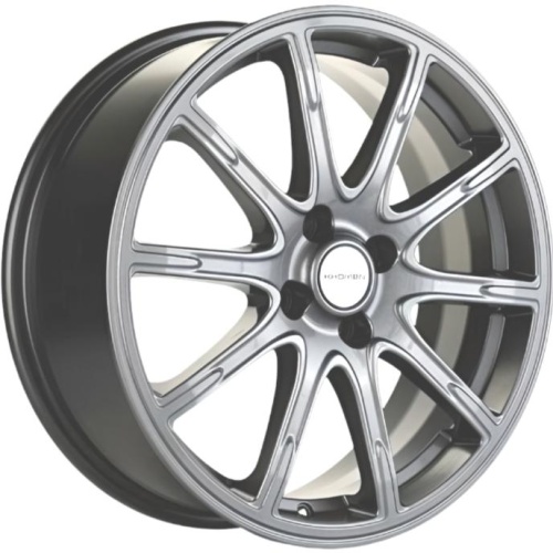 Khomen KHW 1707 6.5x17 4*100 ET43 DIA60.1 G-Silver Литой