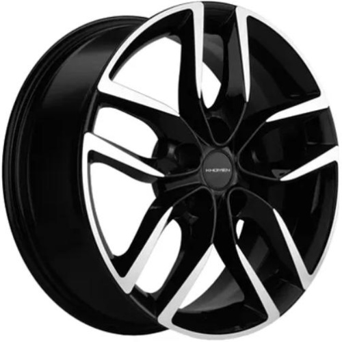 Фото колесного диска Khomen KHW 1708 6.5x17 5*114.3 ET45 DIA60.1 Black-FP Литой