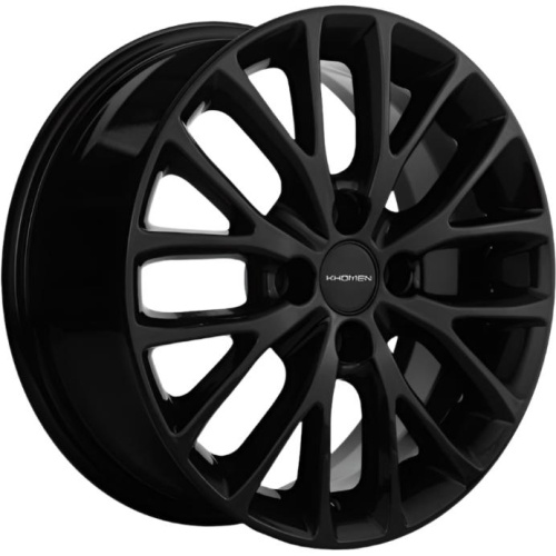 Фото колесного диска Khomen KHW 1506 6x15 4*100 ET45 DIA56.6 Black Литой