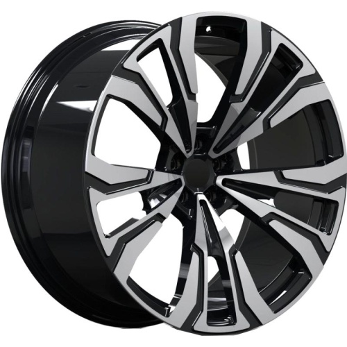 Фото колесного диска BMW NEW1 10x21 5*112 ET30 DIA66.6 Gloss Black Face Кованый
