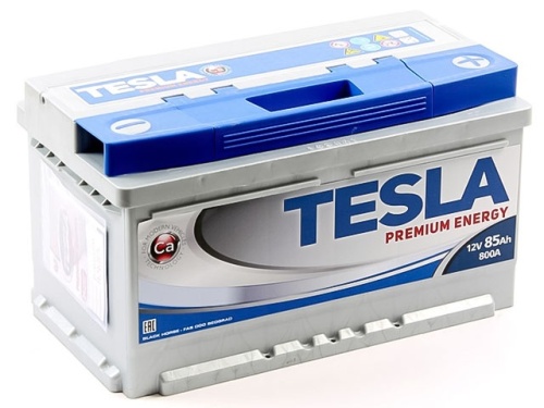 Фото аккумулятора АКБ TESLA PREMIUM   6СТ-85 низкий