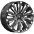 Фото колесного диска K&K Humber 8x20 5*114.3 ET45 DIA66.1 Diamond black gris Литой