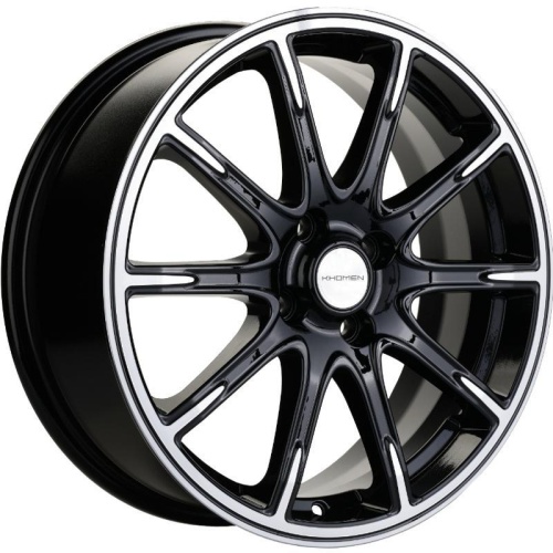 Khomen KHW 1707 6.5x17 4*98 ET38 DIA58.6 Black-FP Литой