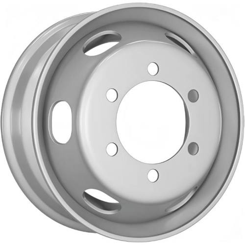 Asterro 1702G 6x17.5 6*205 ET114 DIA161 Silver Штампованный