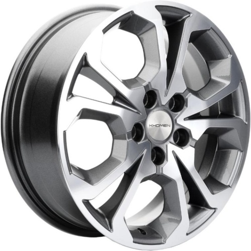 Khomen KHW 1711 6.5x17 5*108 ET33 DIA60.1 F-Silver Литой