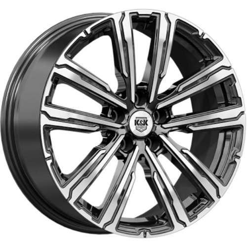 Фото колесного диска K&K Аламер 7.5x18 5*108 ET45 DIA59.6 Алмаз черный Литой