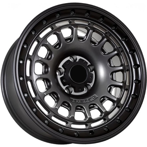 Фото колесного диска FF KF60 8.5x18 6*139.7 ET10 DIA110.1 Matt Gunmetal with Matt Black Литой