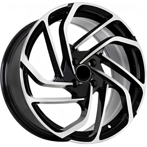 Фото колесного диска FF FBX104 7x16 4*100 ET35 DIA73.1 Black Machined Face Литой