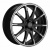 Khomen KHW 1707 6.5x17 4*100 ET44 DIA54.1 Black-FP Matt Литой