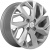 Фото колесного диска Khomen KHW 1402 5.5x14 4*100 ET43 DIA67.1 F-Silver-FP Литой