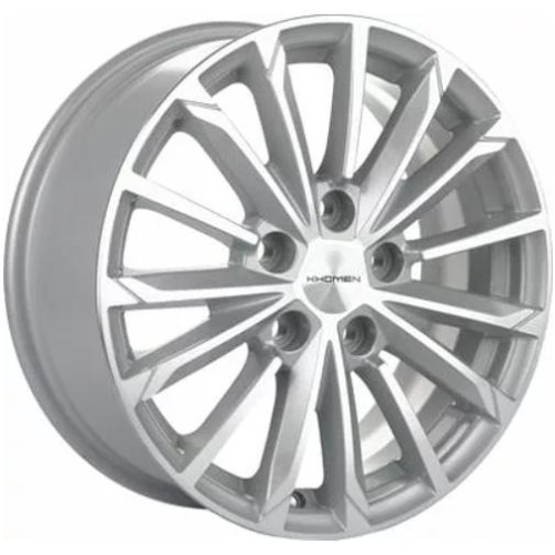 Khomen KHW 1611 6.5x16 5*112 ET50 DIA57.1 F-Silver-FP Литой