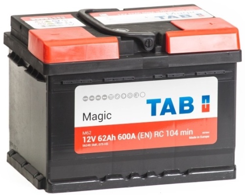 Фото аккумулятора АКБ TAB 6СТ-62 Magic