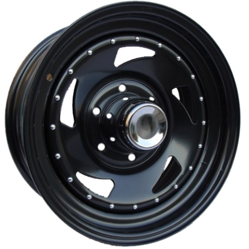 Фото колесного диска IKON SNC010 10x15 5*139.7 ET-24 DIA110.5 Black Matt Штампованный