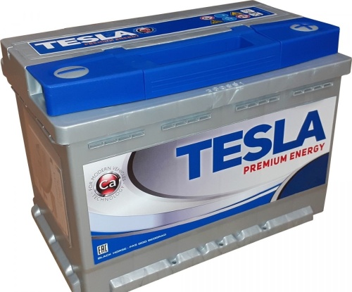 Фото аккумулятора АКБ TESLA PREMIUM 6СТ-75