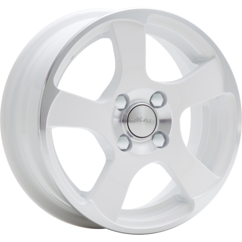Скад Акула 5.5x14 4*100 ET35 DIA67.1 Алмаз белый Литой