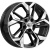 K&K KC1062 6.5x17 5*114.3 ET50 DIA54.1 Алмаз черный Литой
