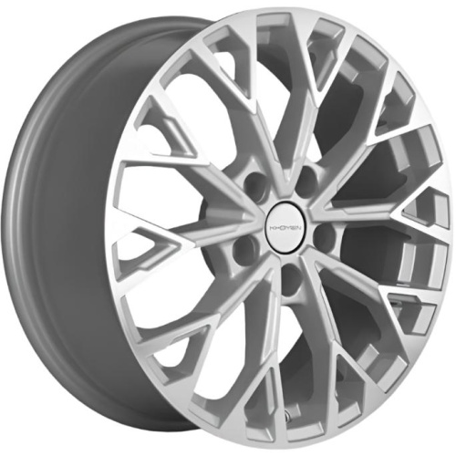 Фото колесного диска Khomen KHW 1718 7x17 5*114.3 ET40 DIA66.1 F-Silver-FP Литой