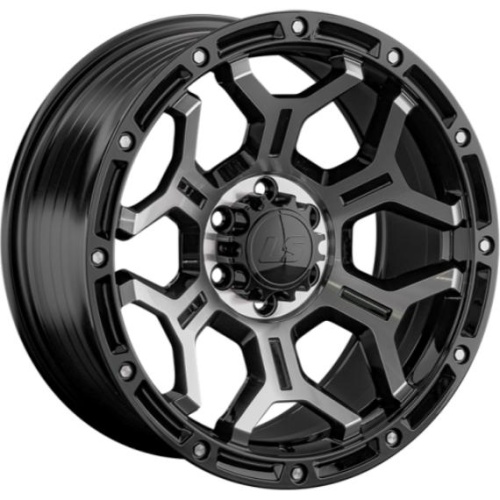 LS FlowForming RC68 9x20 6*139.7 ET30 DIA100.1 BKF Литой