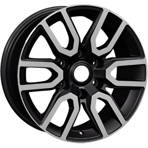 Khomen KHW 1723 8x17 6*139.7 ET46 DIA67.1 Black-FP Литой